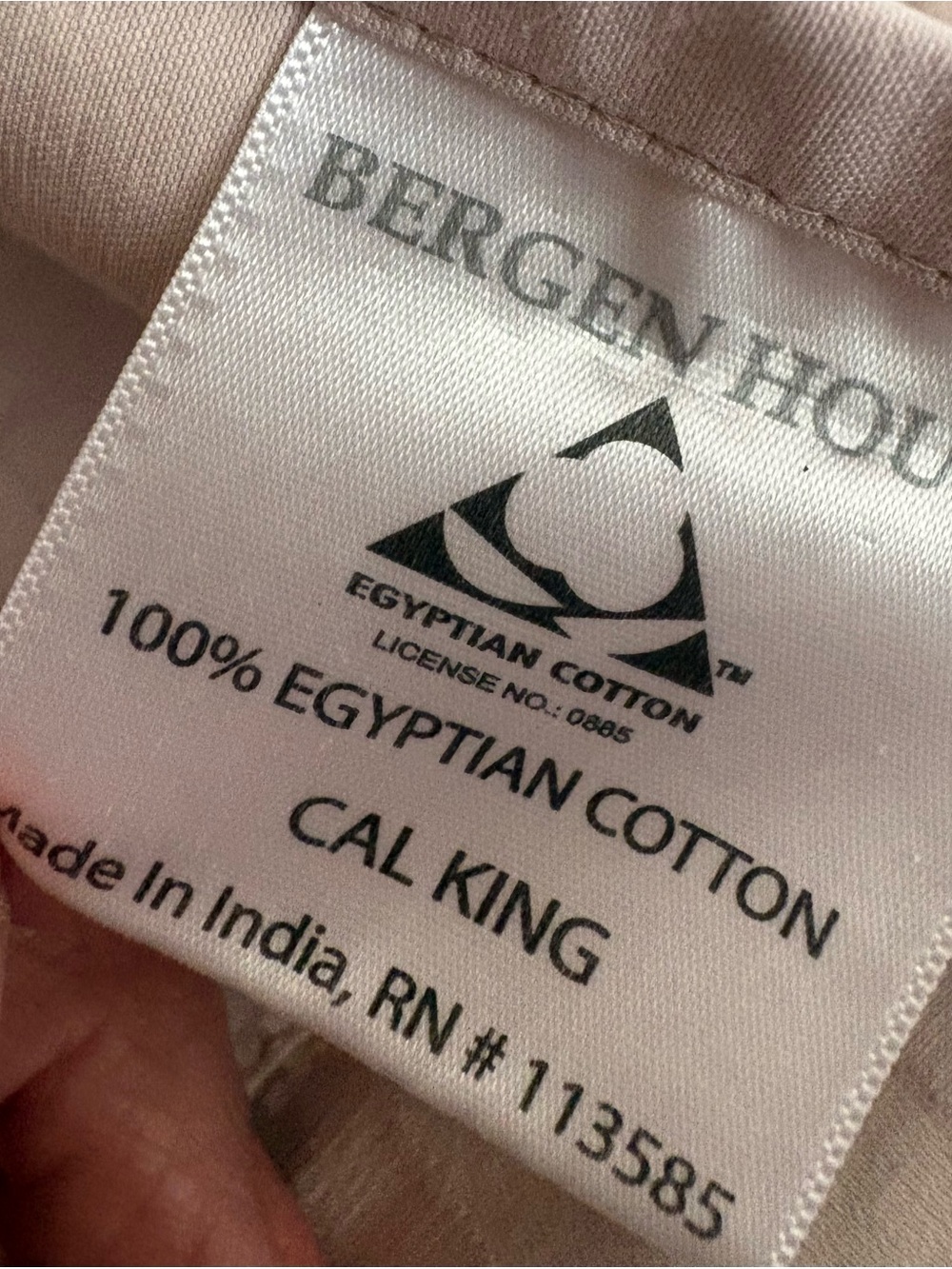Egyptian Cotton Ca King Flat Sheet Only Pre Owned No Stains Or Damage Excellent - Picture 2 of 6